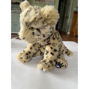 Wow Wee Leopard Cub Stuffed Plush Animal 13" Interactive 2008